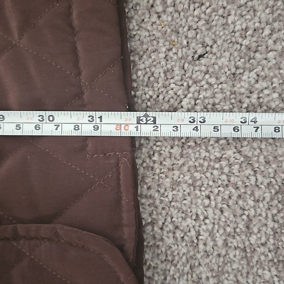 Avenue Quilted  Jacket Sz 26/28 Brown Pre-owned - Picture 12 of 12